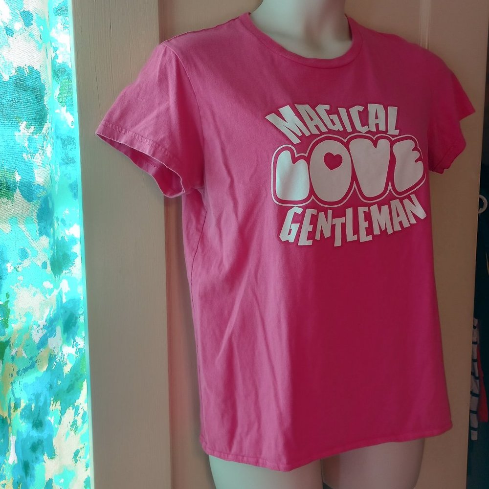 Magical Love Gentleman Hot Pink Fitted Tee 2XL - Picture 3 of 8